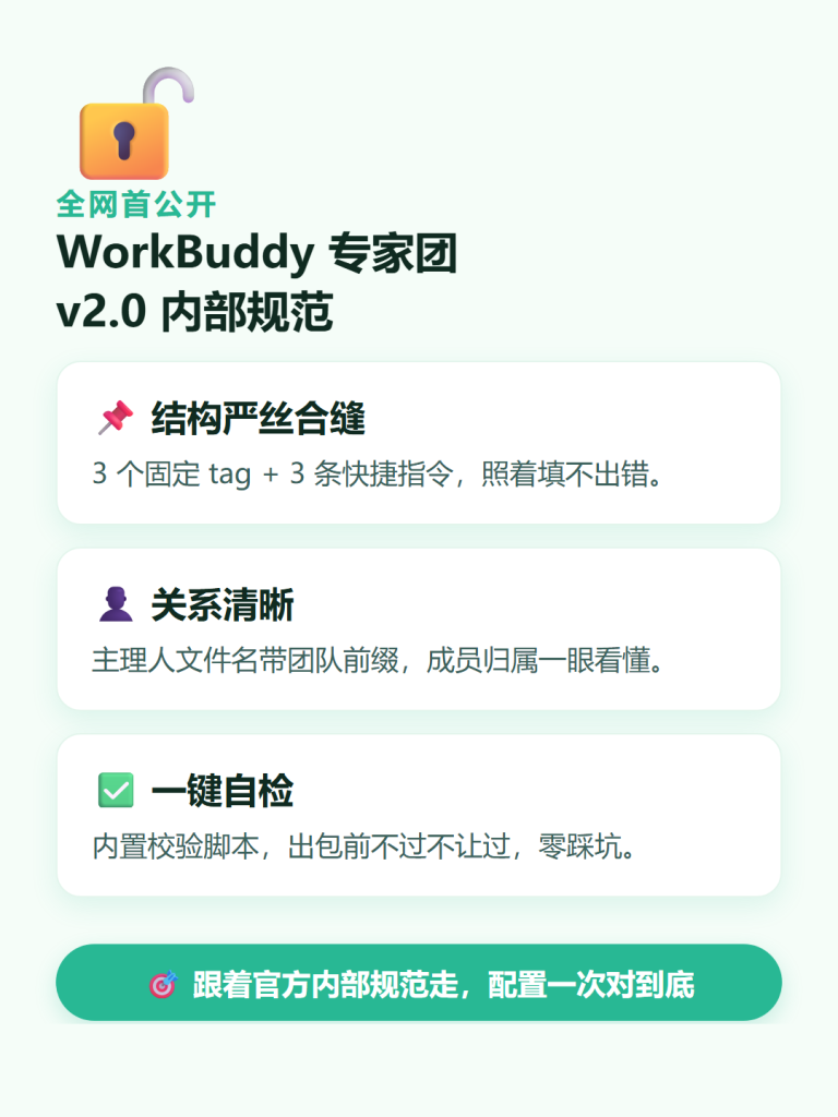 图片[10]-🔥WorkBuddy专家团完整教程：零代码构建能干活的多智能体团队