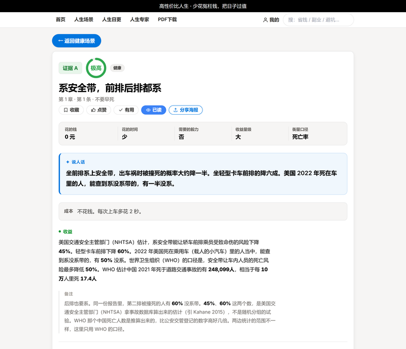 《超性价比人生指南》国内直接访问版来了！《超性价比人生指南》PDF下载！-疯狂的豇豆