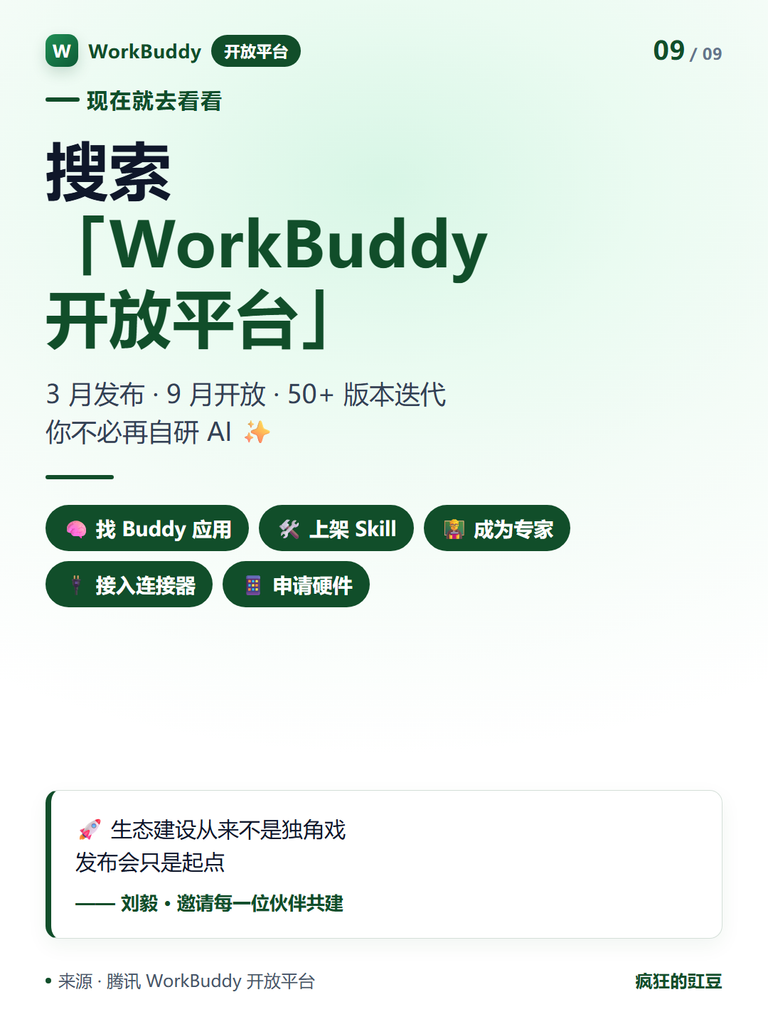 图片[12]-WorkBuddy开放平台上线，开放五大生态能力，开发者怎么上车，一次讲透